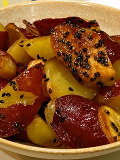 さつまいもを揚げないフライパンで簡単大学芋の作り方