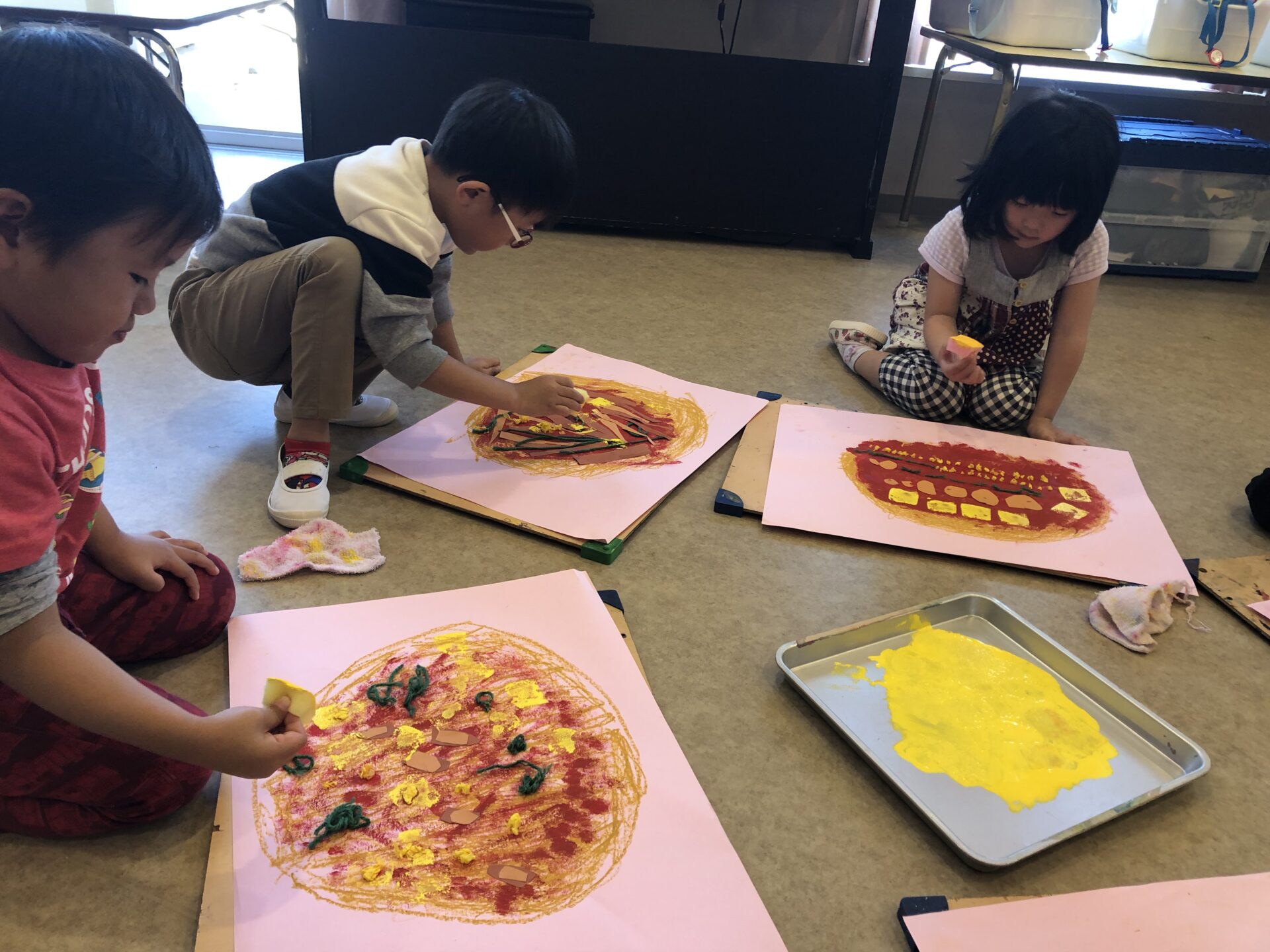 ピザ製作キット 制作 夏祭り 縁日 保育 幼稚園 お店屋さんごっこままごと介護