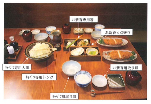 とんかつ 千切りキャベツのおろし生姜ドレッシングかけ食品の委託製造・食品OEM 泉万醸造株式会社