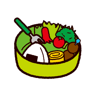 鮭弁当 コンビニ弁当のイラスト無料のフリー素材 イラストエイト