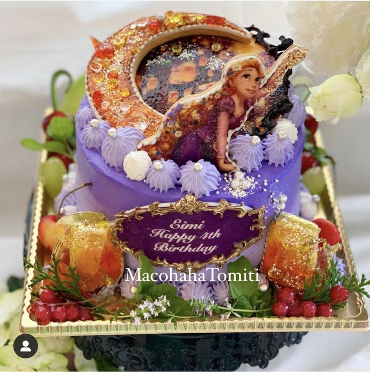 簡単 ラプンツェルケーキ9ステップの作り方 誕生日・クリスマス