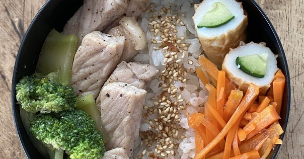 スープジャーを活用！ あったか中華丼弁当