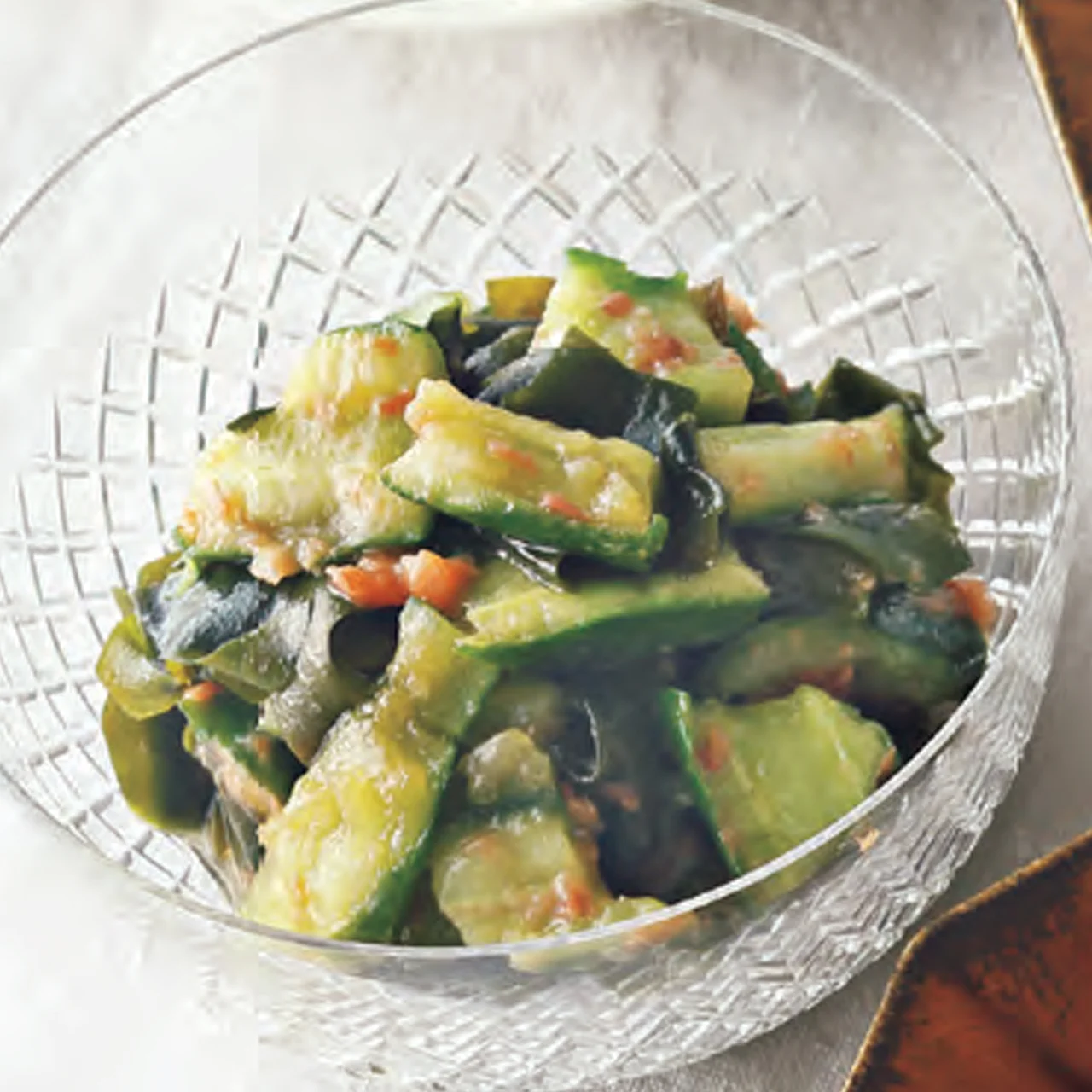 胡瓜としめじのさっぱり！梅和え♪