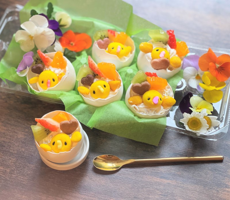 ウグイス風に？－ひよこプリン「ぴよりん」に西尾産抹茶使った「抹茶ぴよりん」 - 名駅経済新聞