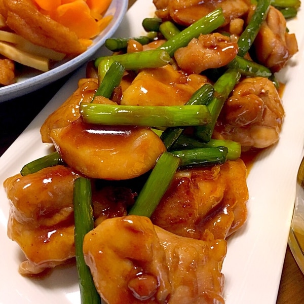 鶏むね肉とごぼうの甘辛炒め レシピ 今日なに食べる？ atsuki