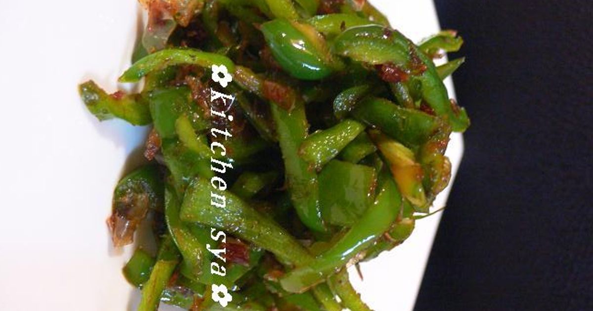 ホットクック じゃがいもピーマン糸蒟蒻の鰹節炒め