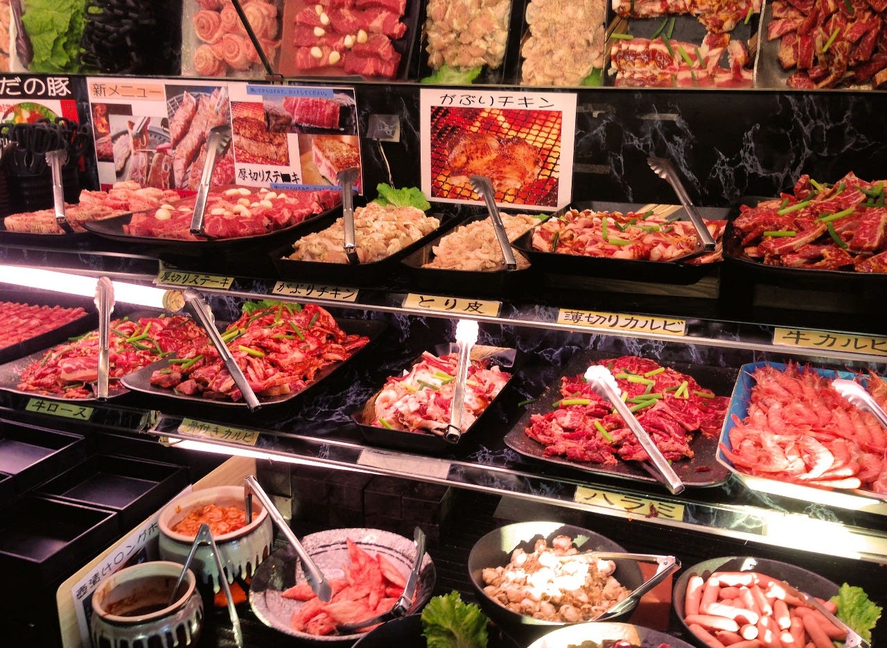 まんぷく太郎 中之郷店」のバイキングランチ @北名古屋市西春ひとりめし食います