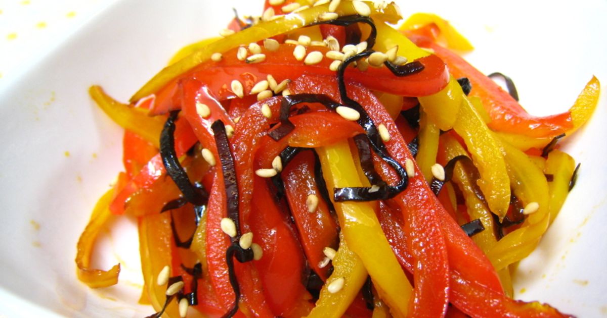 パプリカ の赤・黄色別のレシピから馴染みあるマリネやきんぴらまで