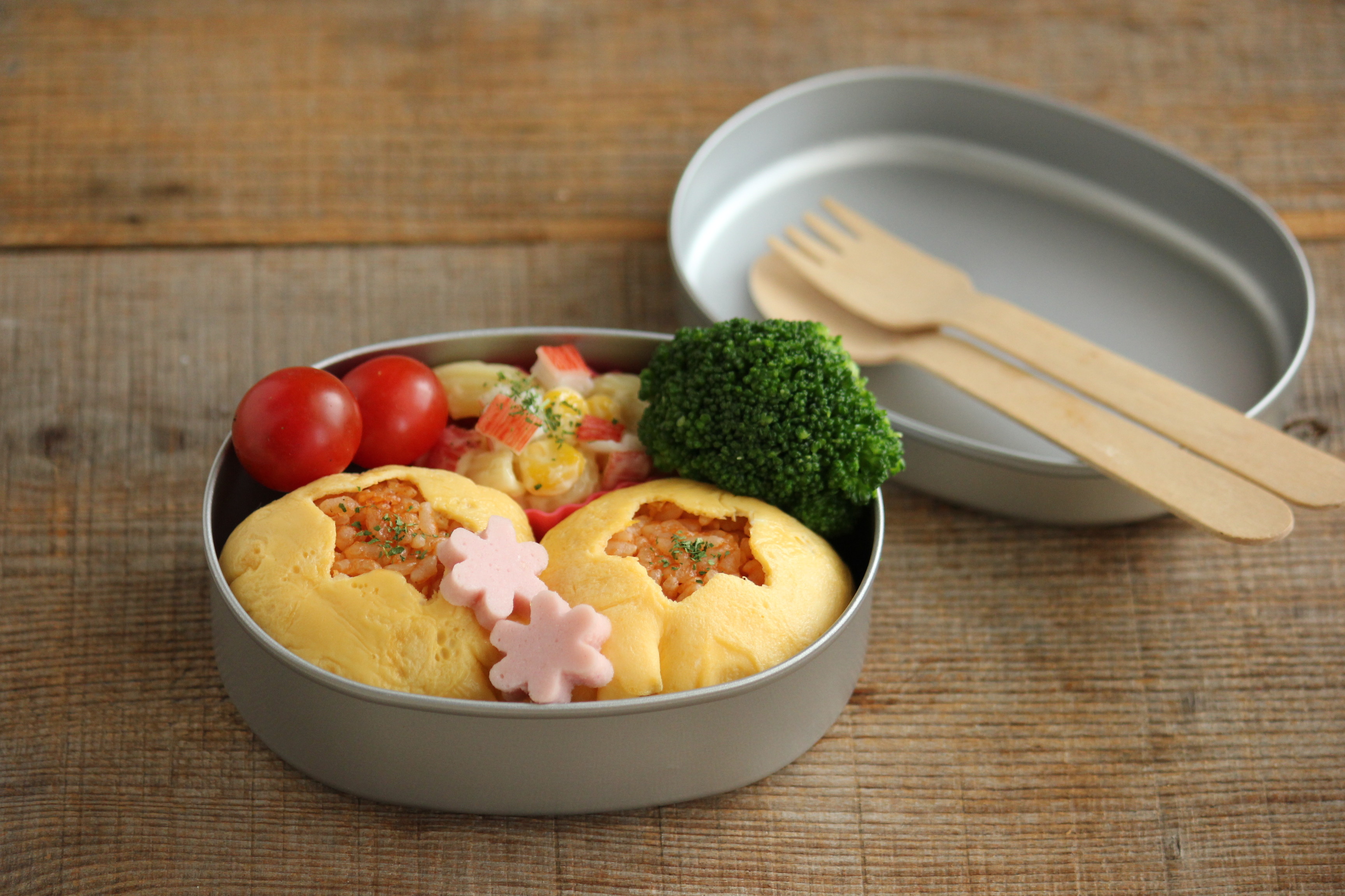 幼稚園のお弁当 女の子♪ コーン入りじゃがいものお焼き : 離乳食インストラクター協会代表理事・保育士 中田馨の“和の離乳食レシピ”blog