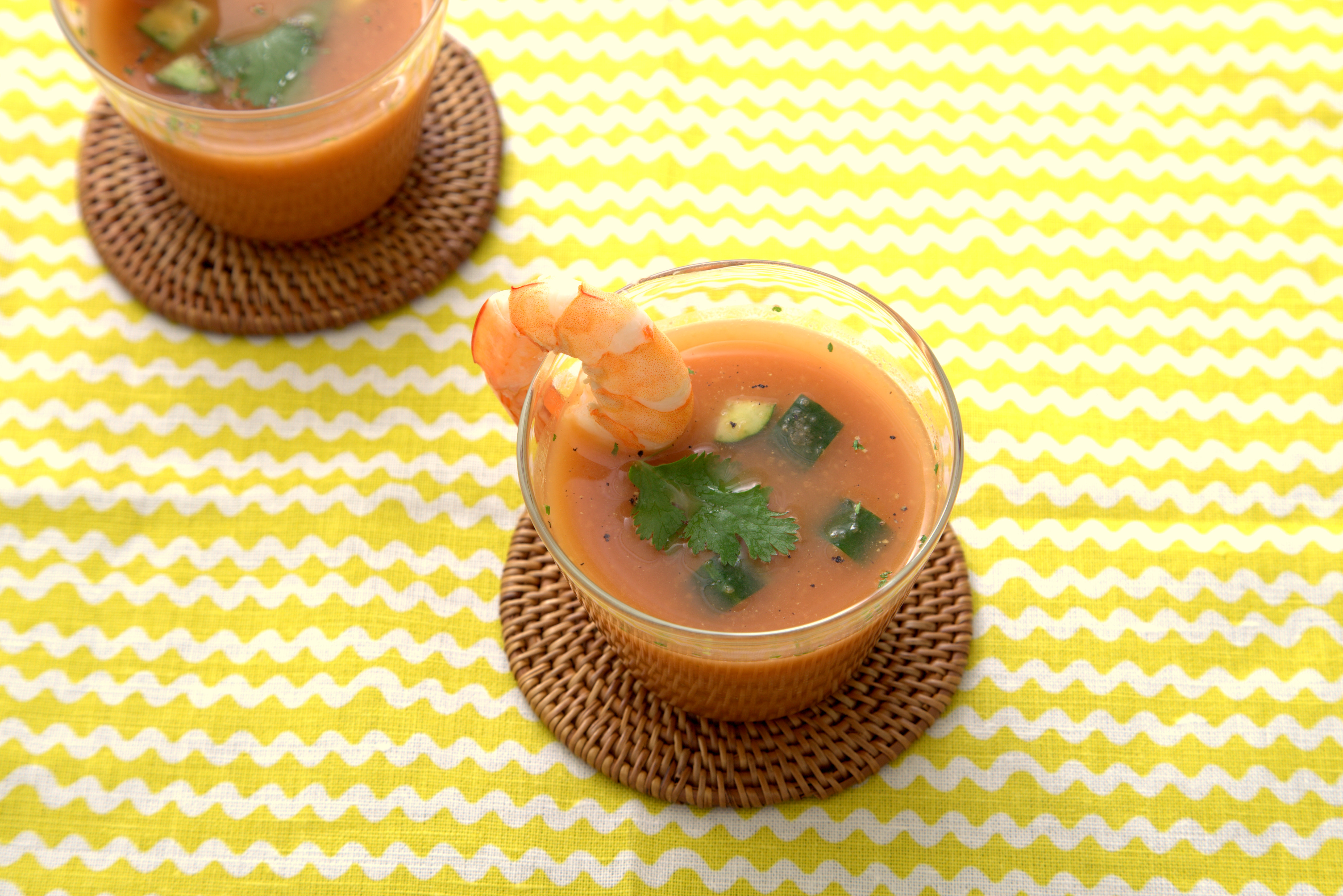 栄養満点！冷たいスープで食欲アップ！5分で簡単「2色のガスパチョ」レシピmichill byGMO ミチル