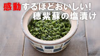 簡単レシピ 白ごはんにぴったり・穂紫蘇の塩漬けlifestylenotes.com.au