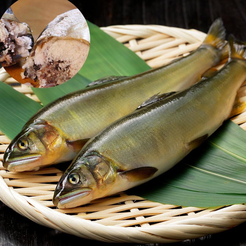 冷凍の鮎をフライパンで塩焼きにする方法 - 四万十川の天然もんアユとウナギの Shimanto 魚