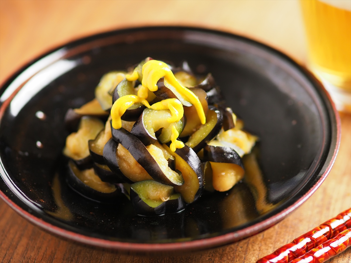 なすのからしみそ漬け