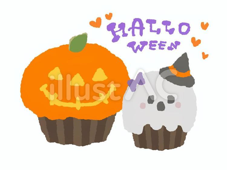 チョークアートキット「ハロウィンカップケーキ」 イラスト yabugamiyoko 通販 14579070Creema クリーマ
