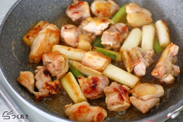 たけのこと豚こまのめんつゆ炒め