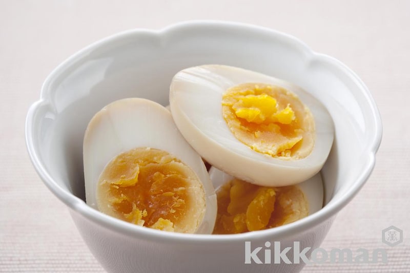 一瞬で絶品おつまみゆで卵