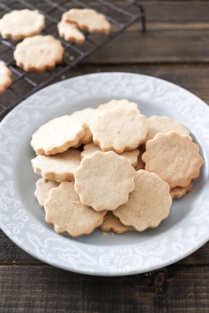 さくほろっ、きなことメープルの米粉クッキ