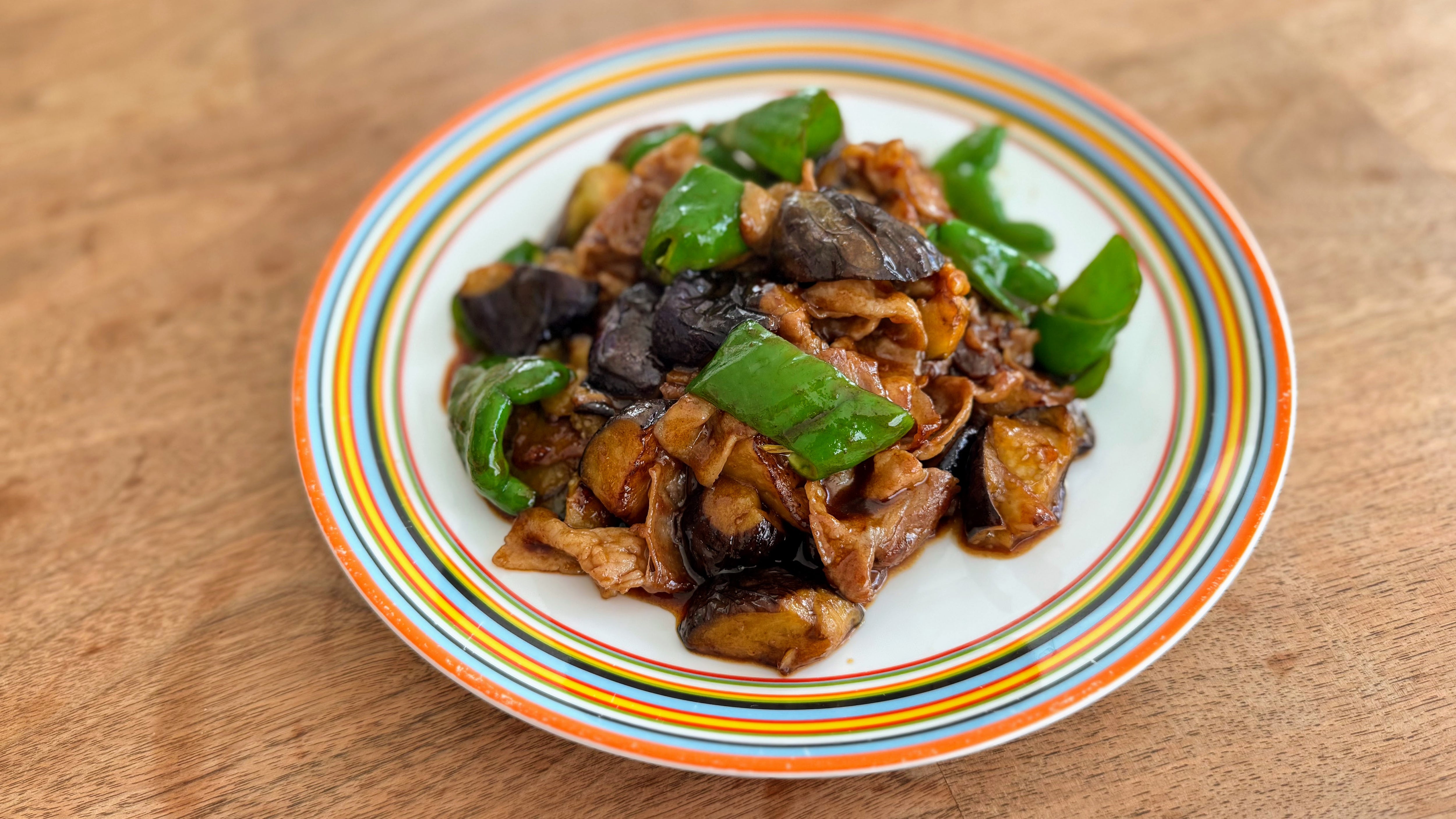 茄子と豚肉の甘辛炒め - ごはん便り