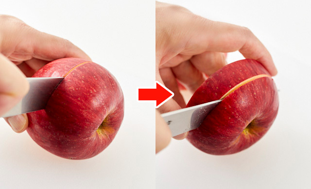 りんごの基本の切り方を解説！くし切りやうさぎ切り、食べやすいスティック切りも紹介 - COCORO FARM VILLAGE