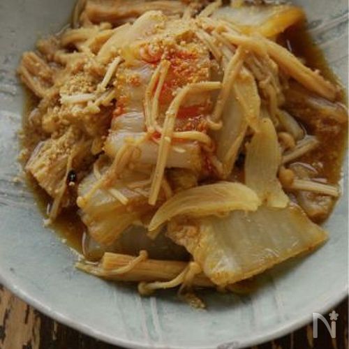 お湯をかけるだけ♪シャキコリ食感♪『白菜とえのきのうまだれ♡春雨サラダ』 : 作り置き＆スピードおかず de おうちバル 〜yuu's stylishbar〜 Powered by ライブドアブログ