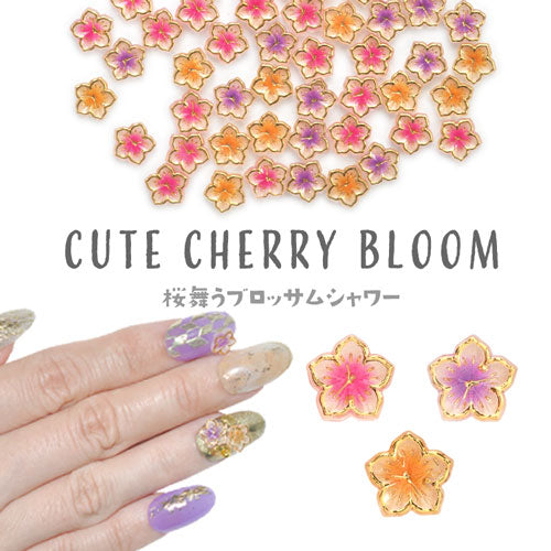 在庫処分 ZHEJIA ネイルパーツ 桜 花 ネイルアート ネイルセット ネイルパーツセット 極薄 可愛い