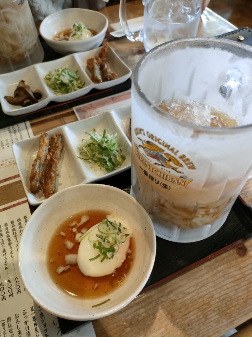 ジョッキそば温玉とろろぶっかけ MAPITEESnapdish スナップディッシュID:eGSvDa