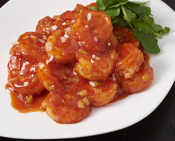 エビチリ 冷凍むきエビ使用♪卵で極旨辛口ソースの作り方♪ - YouTube