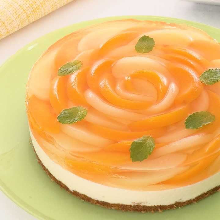 混ぜるだけ桃のレアチーズケーキ2層ゼリーで美味しさ倍増No-Bake Peach Cheesecake Recipe복숭아 레어 치즈케이크桃とクリチとアールグレイは幸せの味 - YouTube