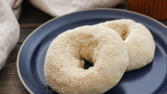 揚げないオーブンで作る！焼き米粉ドーナツレシピ！卵なし小麦粉なし管理栄養士namiのレシピブログ