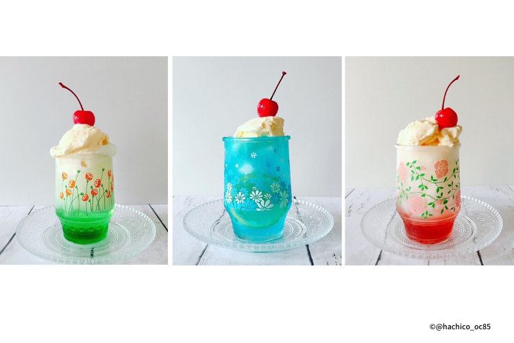 食玩DIY 100均雑貨で♪夏のひんやり～メロンクリームソーダ ハンドメイドの作り方・アイデア暮らしニスタ