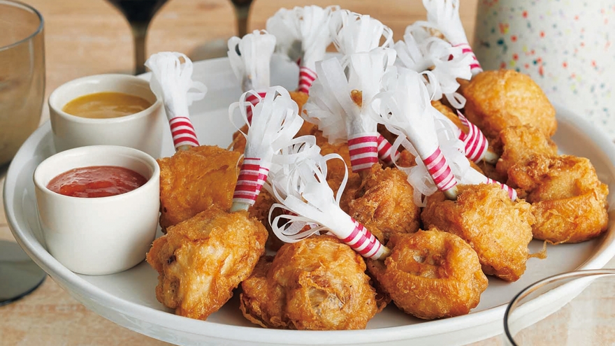 チューリップチキンの唐揚げ 動画あり