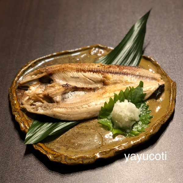 フライパンクッキングシートでほっけ焼き方2尾