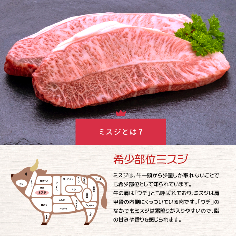 和牛ミスジ4.5ｍｍ 上 焼肉用 500ｇ 1パックアラカルトフーズ M・D・Factory
