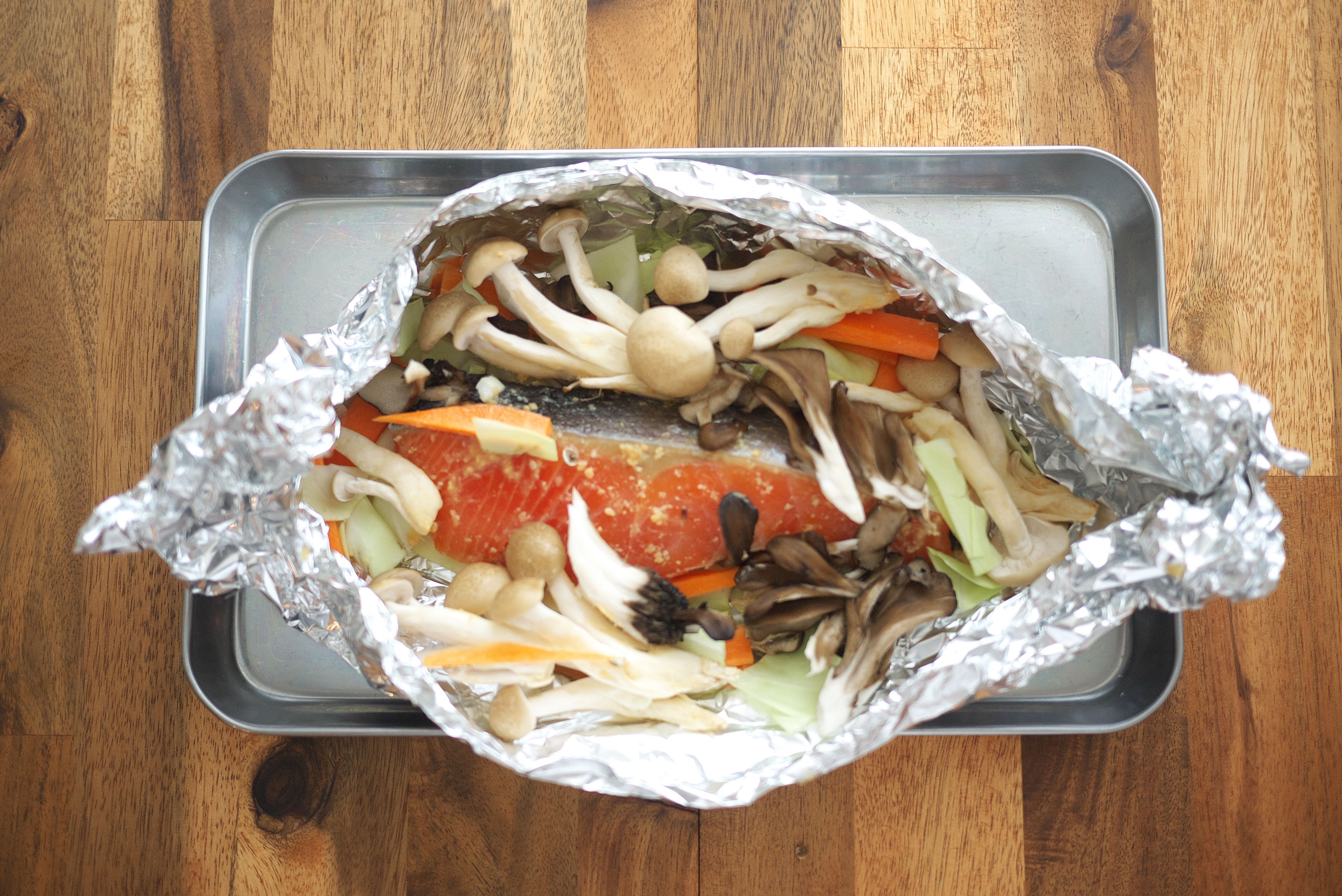 鮭の西京焼き野菜乗せ レシピ・作り方 by まいを☆ - 楽天レシピ