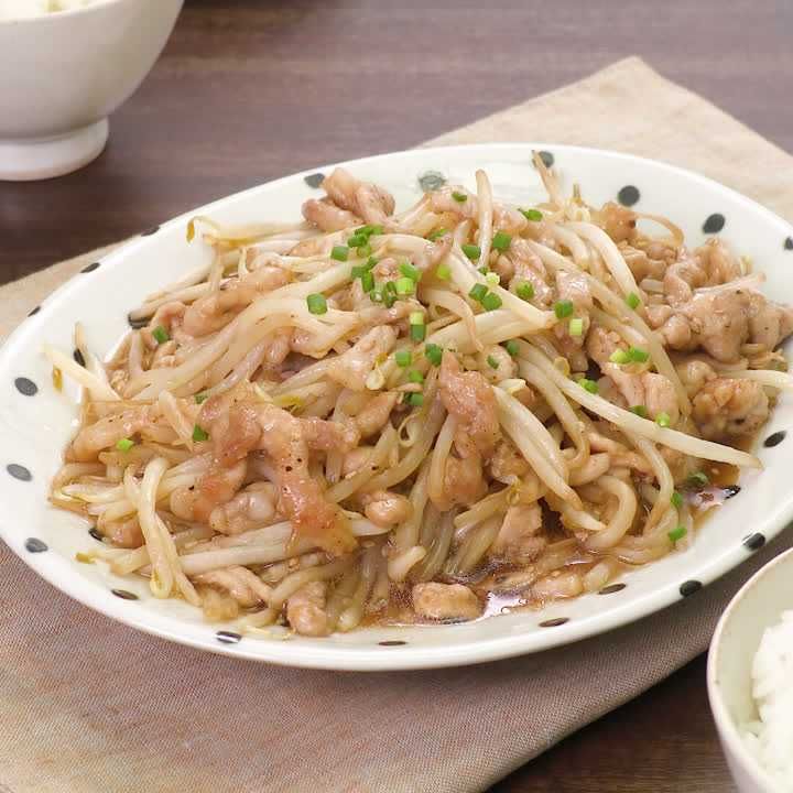 うまだれ豚こまもやし