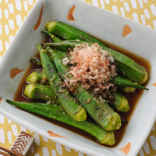 さっぱりと食べる「茄子とオクラの焼き浸し」 : SAKE TO RYOURI Powered by ライブドアブログ