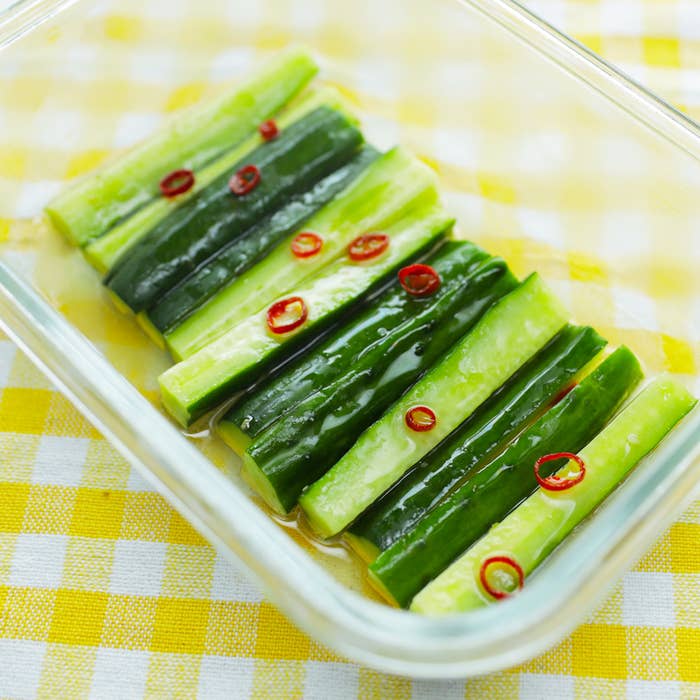 簡単夏のこんぶ浅漬け