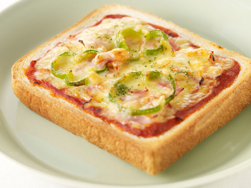 Wトマトのピザトーストレシピ日欧商事 JET