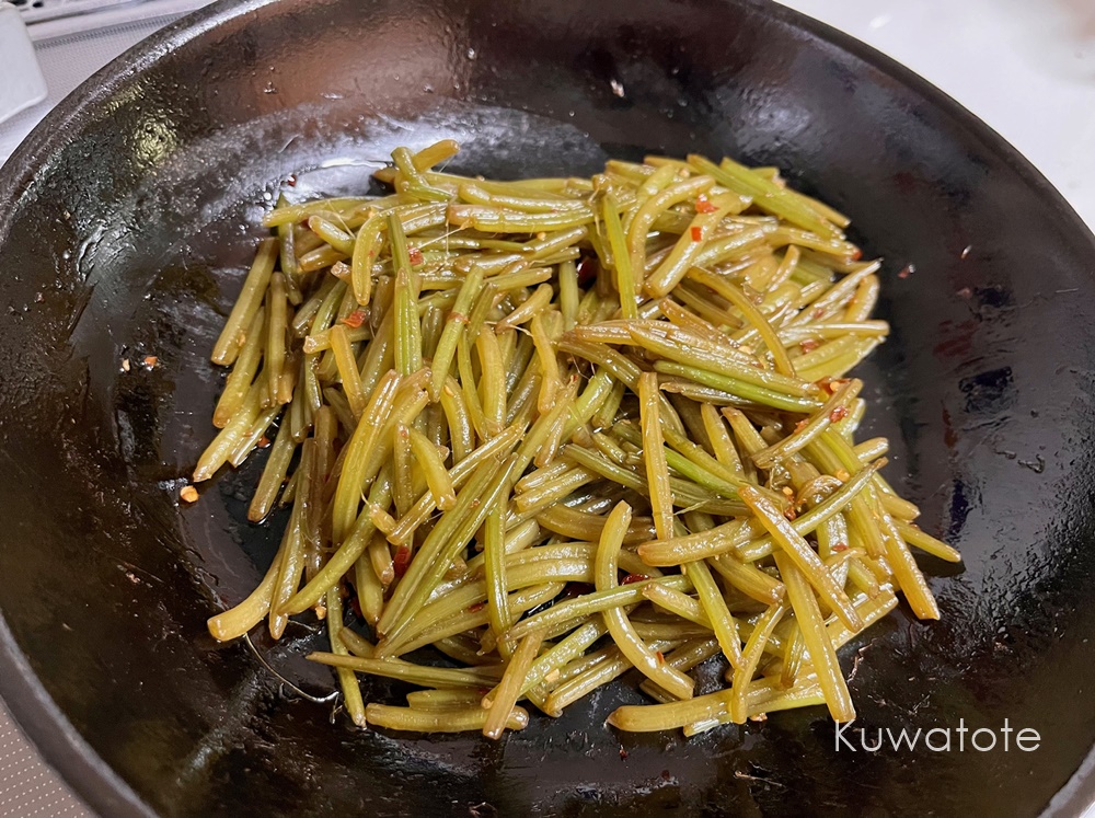 エコで美味しい＊さつまいものツルの佃煮