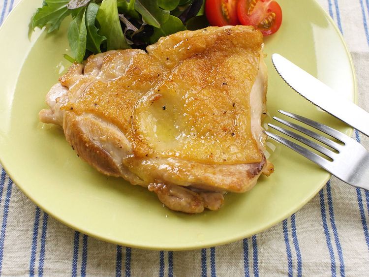 ●鶏胸のカリカリ焼き