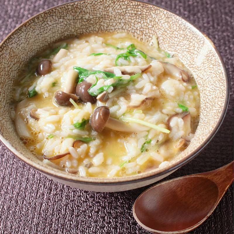 中華風レンジ雑炊