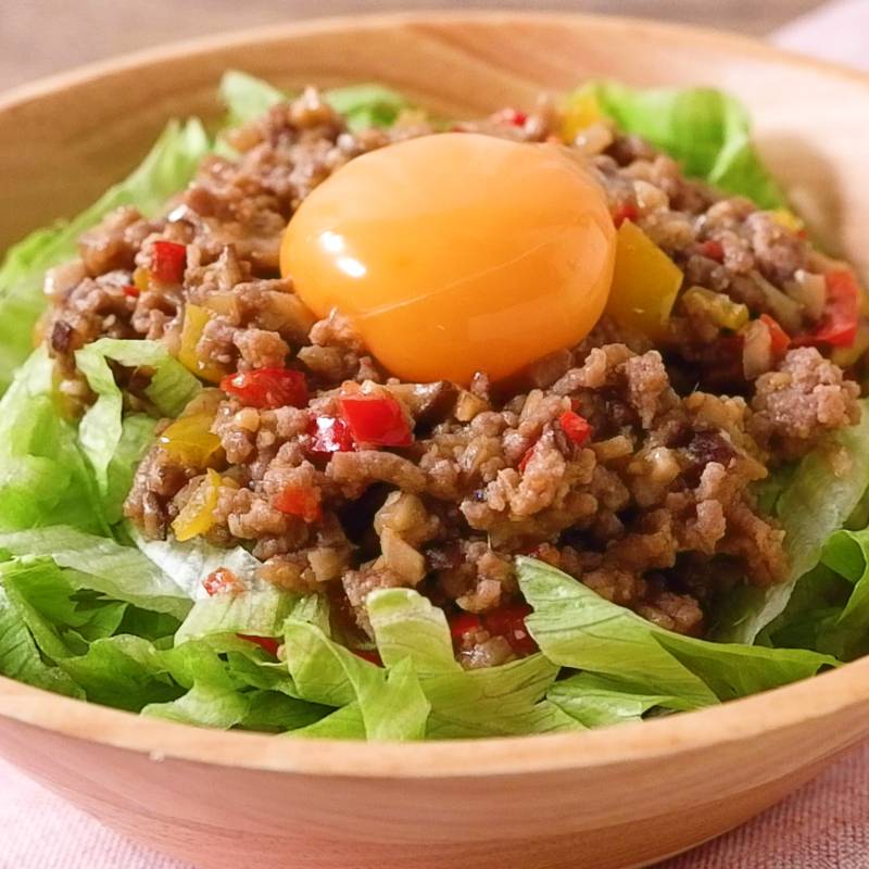 肉味噌のレシピ ご飯やレタスに合わせて ：白ごはん.com