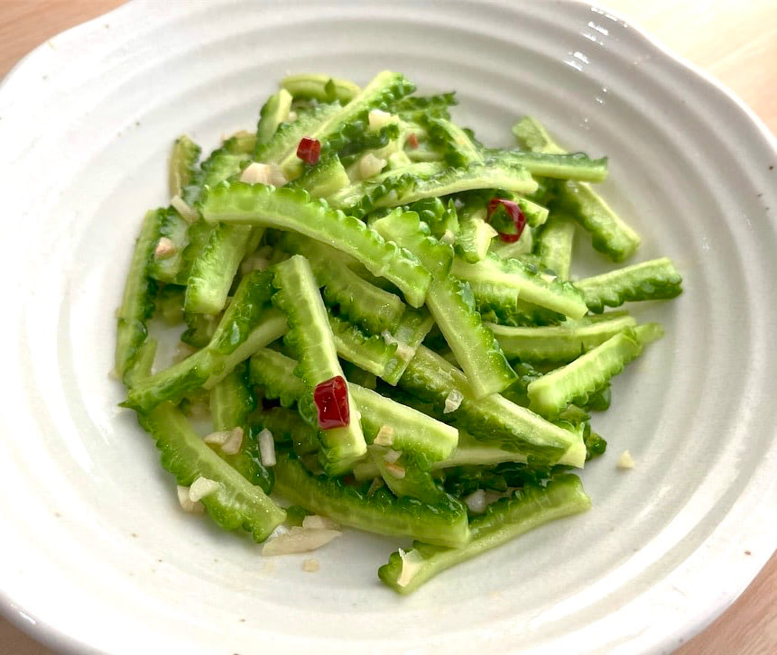 簡単ゴーヤ料理 ごま和えやおひたし のレシピ 作り方：白ごはん.com