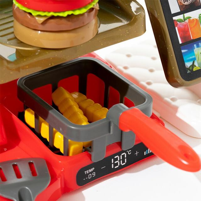 おもちゃ ままごと ごっこあそびセット ハンバーガーやさん お金 女の子 知育 – ハウジ