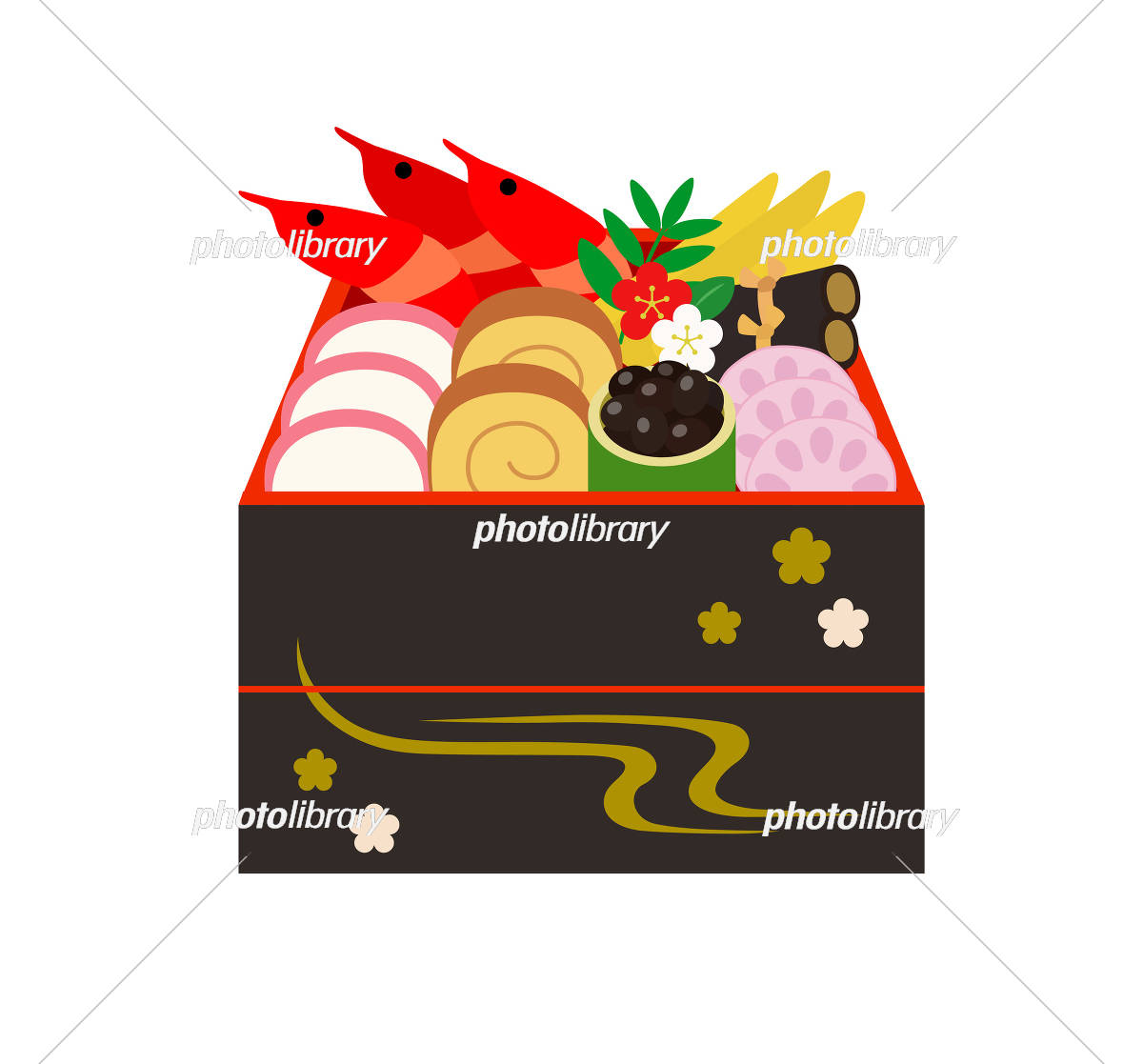 食べ物セットイラスト