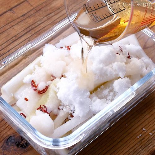 大根の甘酢漬け
