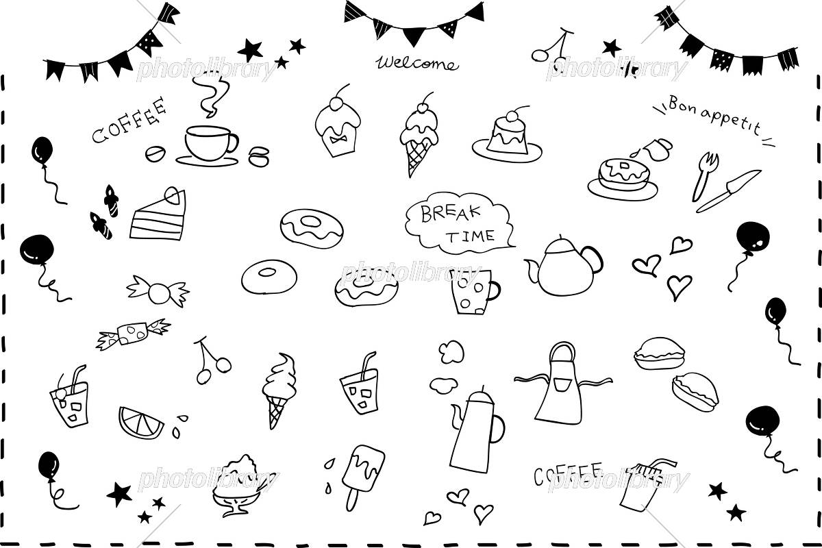 スイーツ 手書きイラスト無料イラスト・フリー素材なら「イラストAC」