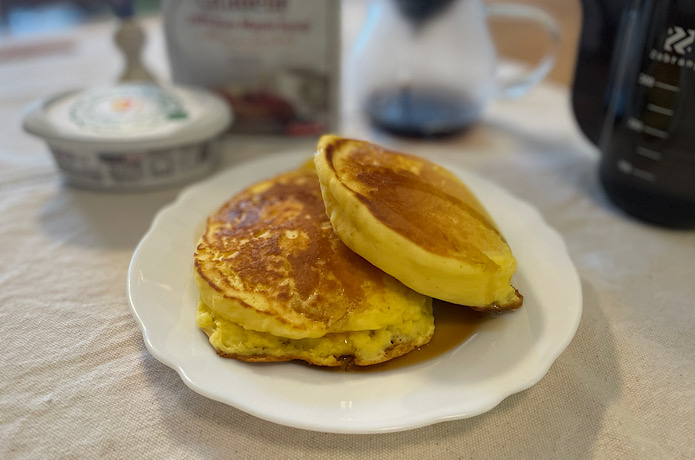緑の野菜のパンケーキ手軽にたのしむアレンジレシピキユーピー ベビーフード・幼児食