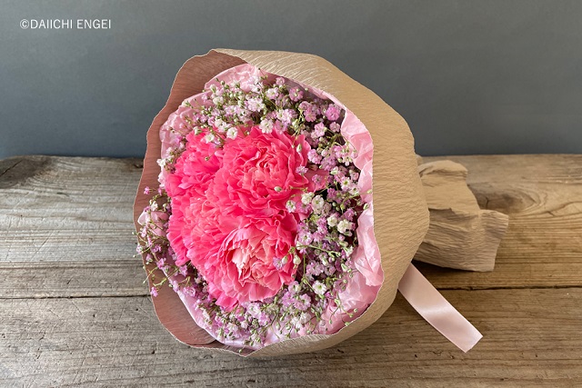 ピンク2000おまかせブーケルポゼ・フルール - イオンのお花専門店