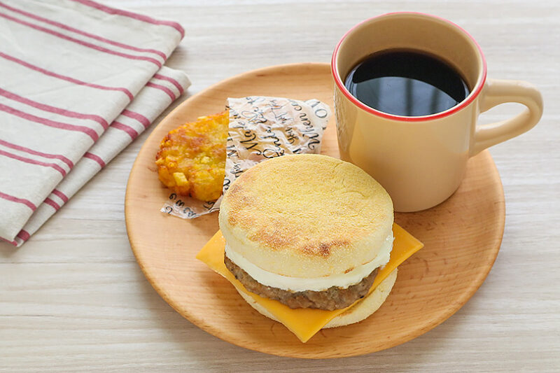 朝マックを再現!ソーセージエッグマフィン